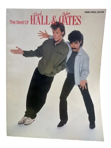 HALL & OATES Rare 1982 USA Only Original OOP Pop Partition Book "The Best Of" - Photo 1/6