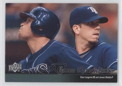 2010 Upper Deck Team Checklist Evan Longoria James Shields #597 - Image 1 of 2