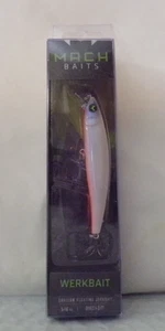MACH CEBOS ' WERKBAIT' JERKBAIT FLOTANTE POCO PROFUNDO. Vientre naranja perla - Imagen 1 de 5