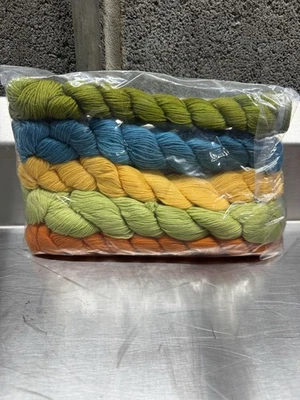 Lote de 5 madejas lorna's cordones calcetín hilo cuerda quinteto plano Foto 1 de 2