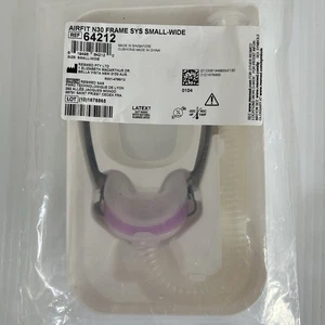 Resmed Airfit N30 Rahmensystem mit Kissen Small-Wide 64212 NEU + Bonus Kopfbedeckung - Bild 1 von 4