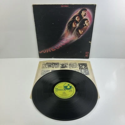 Deep Purple Fireball Vinyl LP VG/G+ 1971 Original Texture Sleeve Gramophone - Image 1 of 4