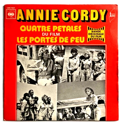 ANNIE CORDY OST 45 - Les Portes De Feu / Quatre Pétales - NM 1972 Alain Goraguer - Photo 1/2