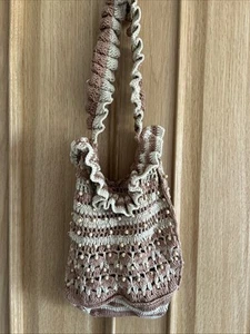 Women’s Zara Beaded Crochet Summer Bag - Picture 1 of 6