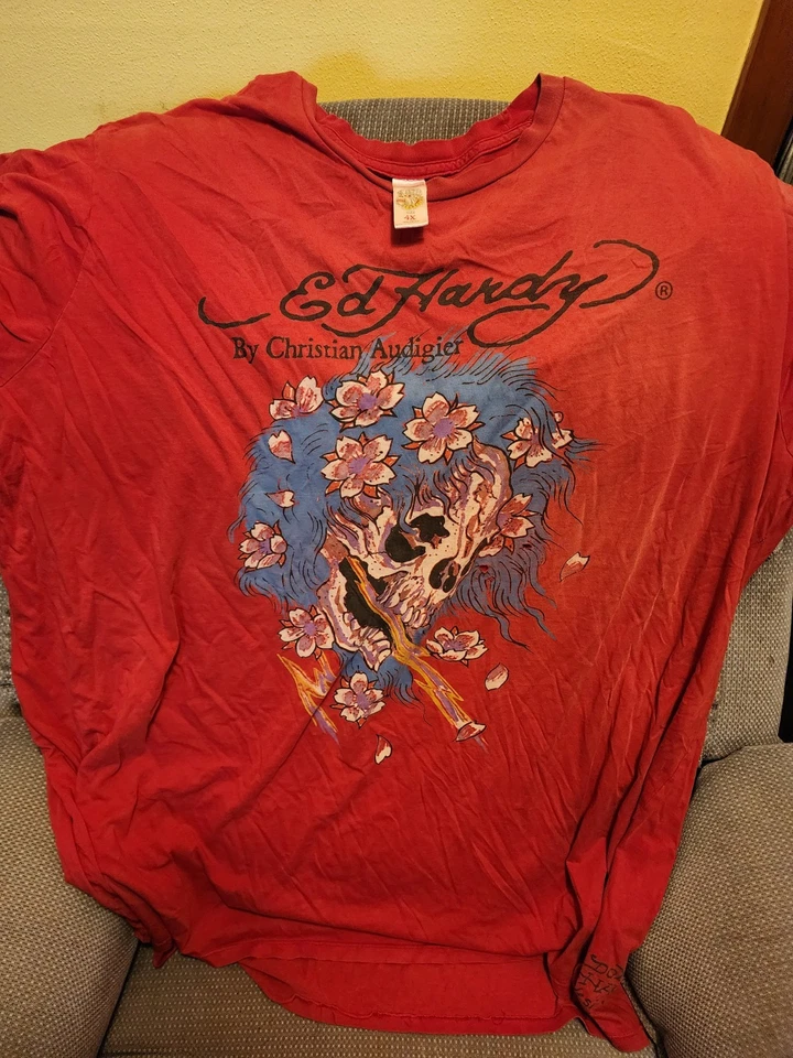 Camisa Ed Hardy vintage 4x Foto 1 de 3