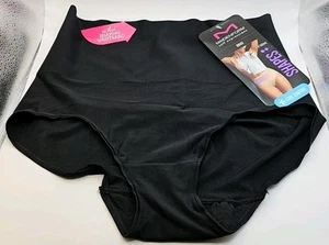 Maidenform Damen schwarz Shapewear Hi-Waist Slip fest Gr. XL NEU - Bild 1 von 7