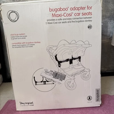 Adaptador de asiento de coche Bugaboo® Donkey Twin - para Maxi-Cosi Foto 1 de 2
