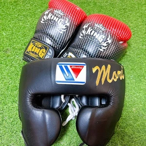 Winning FG-2900 Headgear Face Guard Type Black Size L Boxing Equipment - Picture 1 of 9