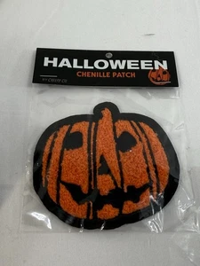 Creepy Co. HALLOWEEN, "The Movie" Chenille embroidery patch "Pumpkin - Picture 1 of 4
