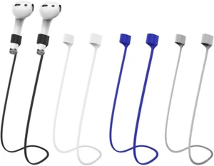 Magnetic Anti-Lost Straps for Airpods,Colorful Soft Silicone Sports Lanyard - Picture 1 of 12