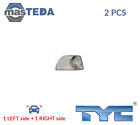 18-5484005 INDICATOR LIGHT BLINKER LAMP PAIR TYC 2PCS NEW OE REPLACEMENT
