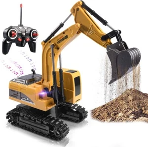 Remote Control Excavator Construction Vehicle Truck Digger RC Car Toy 15 Channel - Picture 1 of 6