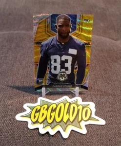 2022 Panini Mosaic NFL RC Rookie Dareke Young #349 Gold Wave Prizm 13/17 - Picture 1 of 3