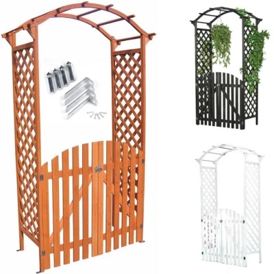 Arceau à rosiers Arceau Jardin Pergola Treillis de jardin en bois - Photo 1/4