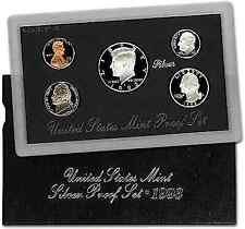 1993 Silver Proof Set - 5 Coins ($0.91 FV) Silver - Set