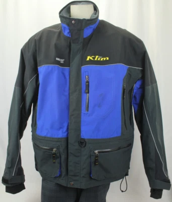 CHAQUETA ABRIGO MOTO NIEVE KLIM GORE-TEX XCR HOMBRE NEGRO/AZUL TALLA XXL ¡EN MUY BUENA CONDICIÓN! Foto 1 de 4