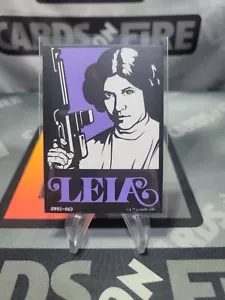 2023 Star Wars Card.Fun #SW01-063 Princess Leia Base Card Disney - Picture 1 of 2