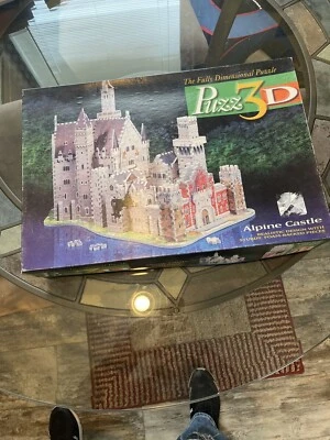 Puzzle 3D "Castillo Alpino" 1000 Piezas de Espuma 22.25" x 18" x 12.25" Completo Foto 1 de 4