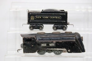 Vintage Marx 898 Commodore Vanderbilt Locomotive + NYC Tender O Gauge Runner - Picture 1 of 9