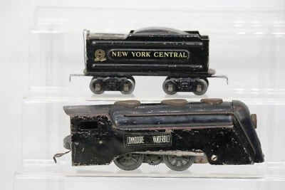 Vintage Marx 898 Commodore Vanderbilt Locomotive + NYC Tender O Gauge Runner - Image 1 of 4