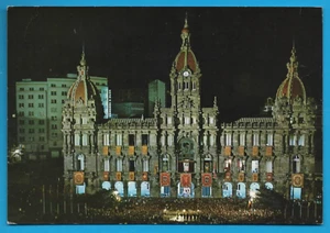 Spagna La Coruna City Hall FG cartolina vintage postcard postkarte MA1819 - Imagen 1 de 2