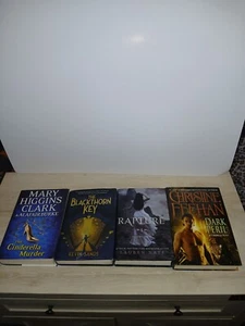 Lot of 4 Hardcover Books Dark Peril, Rapture, Blackthorn Key & Cinderella Murder - Picture 1 of 15
