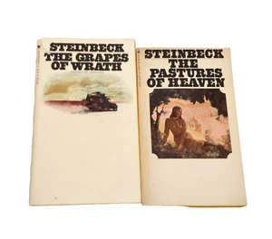 Vintage John Steinbeck Bantam Paperback Lot of 2 VG 1960s 1970s - Picture 1 of 6
