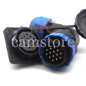 SD28 Waterproof 14Pin Panel Aviation Cable Connector,Circular industry Connector - Picture 1 of 6