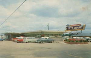 Crossroads Restuarant - Vandalia, Ohio - RPPC sin publicar - Imagen 1 de 3