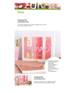 Cricut Love Sparkle & Shine Material Kit Brand New In BOX P4 - Picture 1 of 4
