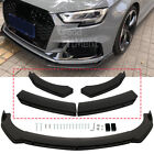 Für Audi A1 A3 A4 A5 A8 schwarz SUV Auto Stoßstange vorne Lippenspoiler Splitter Diffusor