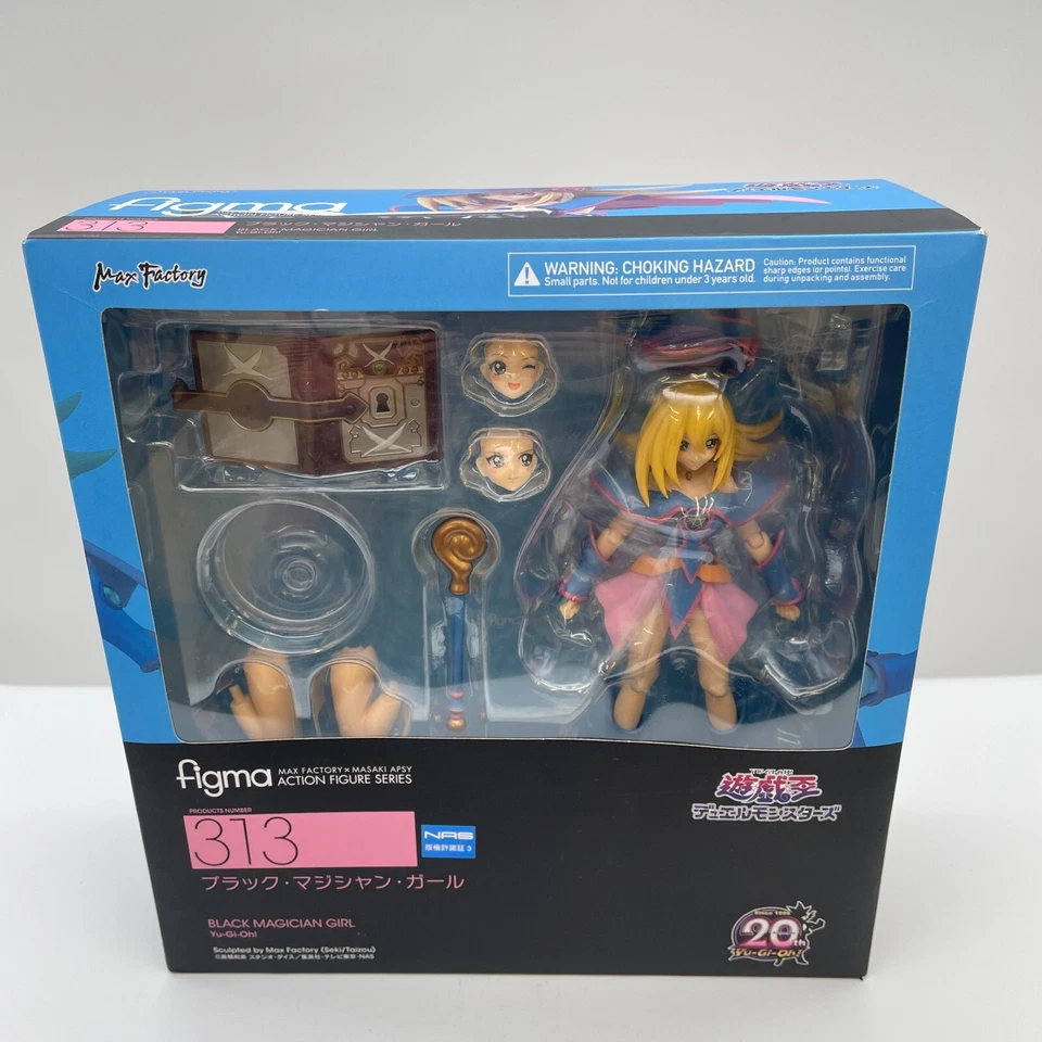 Max Factory figma Yu-Gi-Oh! Figura Juguete Niña Maga Negra Oscura Monstruos Duelo Foto 1 de 4