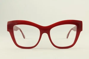 Rare Authentic See Eyewear 6015 C214 Red 50mm Frames Glasses Italy RX-able - Picture 1 of 5