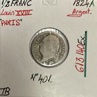 1/2 FRANC LOUIS XVIII (1824A) Pi&#232;ce de Monnaie en Argent // Qualit&#233; : TB