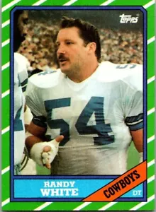 1986 Topps Randy White  133 Dallas Cowboys - Picture 1 of 2