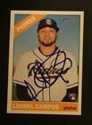 2015 Topps Heritage, San Diego Padres - LEONEL CAMPOS - Autographed (RC)