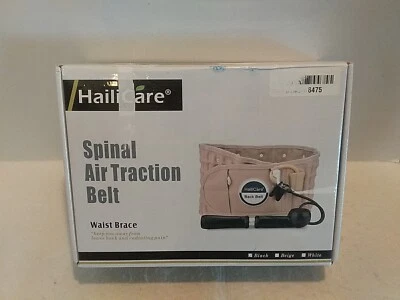 Cinturón de tracción de aire espinal Hailicare soporte de cintura 29-49 cintura NEGRO con bolsa de viaje Foto 1 de 4