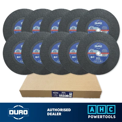 DURO 10 x 300MM (12" Inch) Metal Cutting Abrasive Disc Blade