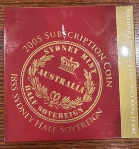 2005 Subscription Coin, 1885 Sydney Half Sovereign $1 - Picture 1 of 7