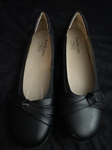 Zapatos planos negros para mujer talla 9,5 de Kim Rogers Geeves tecnología ultra cómoda - Imagen 1 de 10