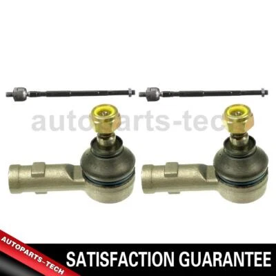 4x Extremo de barra de amarre de dirección interior exterior Delphi para Volkswagen Jetta 1982~1984 Foto 1 de 4