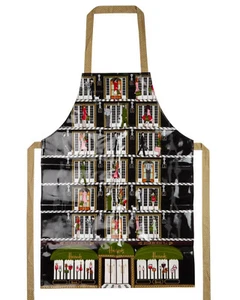 Harrods Elevators PVC Cotton Apron BNWT - Picture 1 of 5