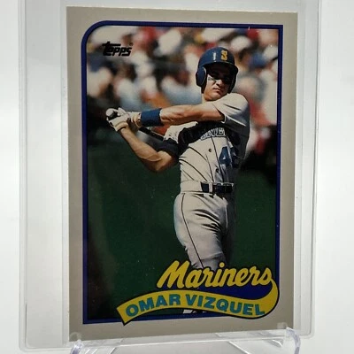 Tarjeta de béisbol 1989 Topps intercambiada Omar Vizquel novato #122T como nueva envío gratuito Foto 1 de 3