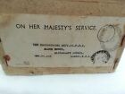 Vintage GPO 1960's On Her Majesty's Service Empty Cardboard Box Alder House