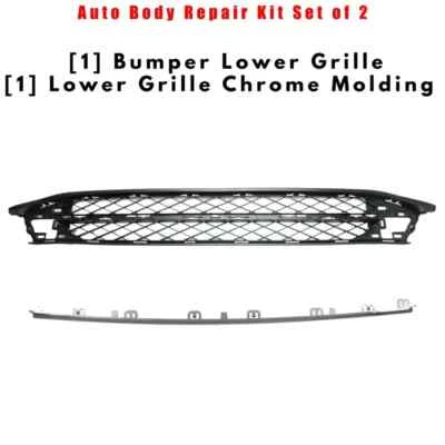 前保险杠下格栅和镀铬成型装饰适用于 2014 - 2017 年本田奥德赛 — 第 1/4 张图片