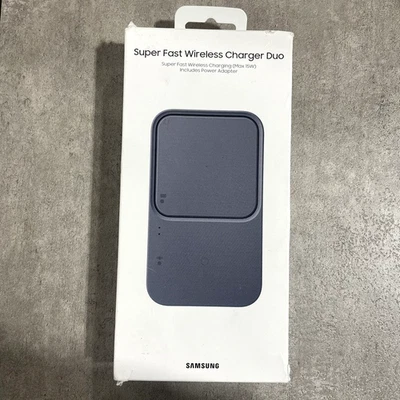 Cargador Inalámbrico Samsung 15W Duo con Adaptador de Viaje - GRIS OSCURO Foto 1 de 4