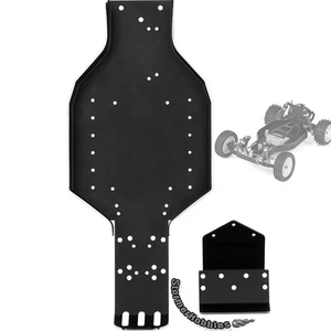 Team Associated RC10 RC10BK Kinwald Chassis & Nose Plate ASC6754 6754 - Picture 1 of 2