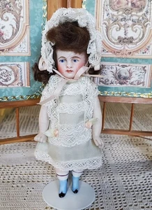 5 Zoll antike deutsche Miniaturpuppe aus Biskuit - Bild 1 von 11