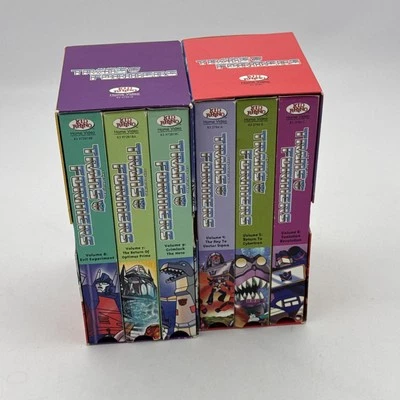 2000 Transformers Vol 4-6 & 7-9 VHS Kid Rhino Optimus Prime Grimlock - Image 1 of 4