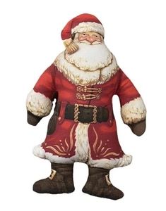 Santa Claus Plush Stuffed Doll Toy Toy Works Christmas USA Made Vintage Retro - Picture 1 of 4